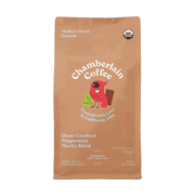 Chamberlain Coffee Clever Cardinal Peppermint Mocha Ground Coffee, 12 oz Bag
