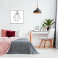 thumbnail image 2 of Stupell Fashionable Woman Sunglasses Glam Beauty & Fashion Drawing White Framed Art Print Wall Art, 2 of 7