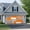 Orange, variant on Orange Grey Garage Door Cover Banner 7 x 16 FT, Modern White Mottled Graffiti Art Painting Garage Door Curtains Backdrop with Grommets for Indoor Outdoor Wall Party Porch Yard Decorations Background