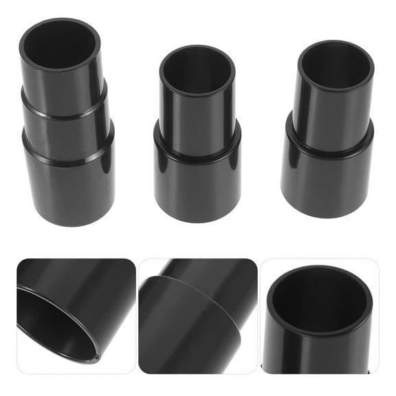 Milisten Vacuum Cleaner Soft Adapter Vacuum Hose Adapter Plastic Dust Collector 3Pcs