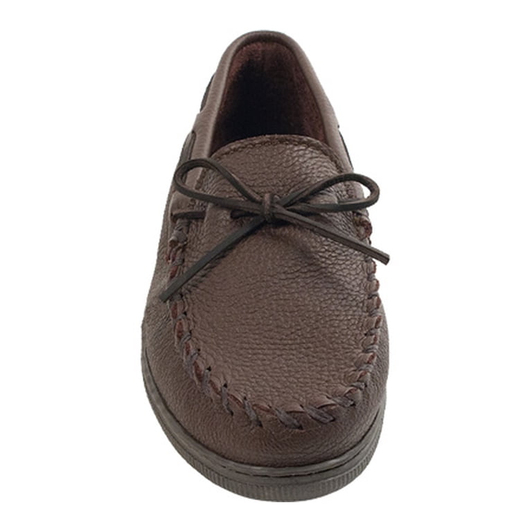 Minnetonka Men\'s Moosehide in Classic Chocolate US Size 10 Minnetonka 892 Men main image 4