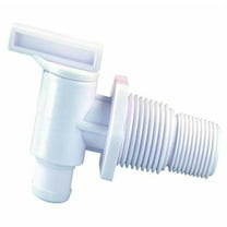 JR Products 03175 Dual Threaded Drain Cock , White