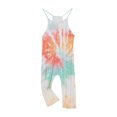 thumbnail image 6 of Jalioing Little Girls Casual Jumpsuit Spaghetti Strap Rompers Sleeveless Long Pants Bodysuit, 6 of 6