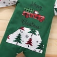 thumbnail image 6 of Douhoow Infant Christmas Romper Baby Boys Girls Festival Front Pocket Hooded Jumpsuit, 6 of 8