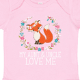thumbnail image 4 of Inktastic My Aunt and Uncle Love Me Fox for Niece Girls Baby Bodysuit, 4 of 5