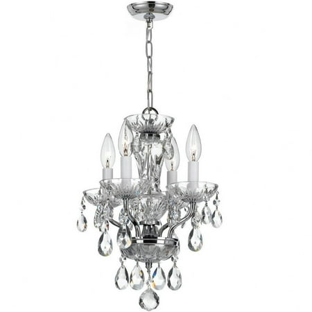 

Crystorama Lighting - Traditional Crystal - 15 Inch 4 Light Chandelier-Swarovski