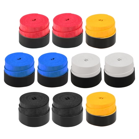 OWSOO Pack of 10 Tennis Racket Grips -skid Badminton Racquet Grips Vibration Overgrip Sweatband