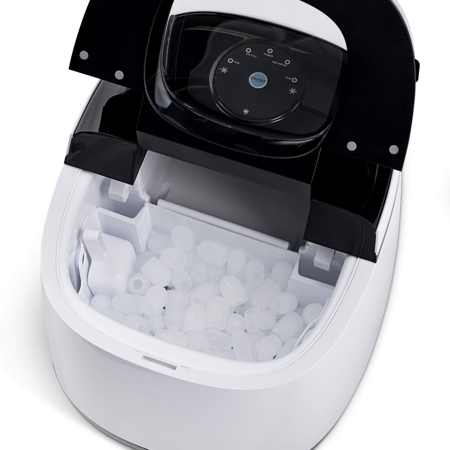 Restored Newair AI-250W-RB Countertop Ice Maker with One Button Operation, 50 lbs of Ice a Day, White (Refurbished)