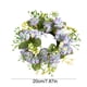 thumbnail image 3 of Guirnaldas de flores artificiales de primavera y verano, mini velas florales para bodas, coronas de boda, centros de mesa, fiestas, decoración de puertas del hogar, velas de plástico., 3 of 6