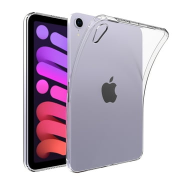 Transparent Case Cover for iPad mini 7th Generation (A17 Pro) 2024 8.3", Luxury Ultra Slim Anti-fingerprint Shock-resistance Drop Protection Clear Soft TPU Case for iPad mini 7 2024, Clear