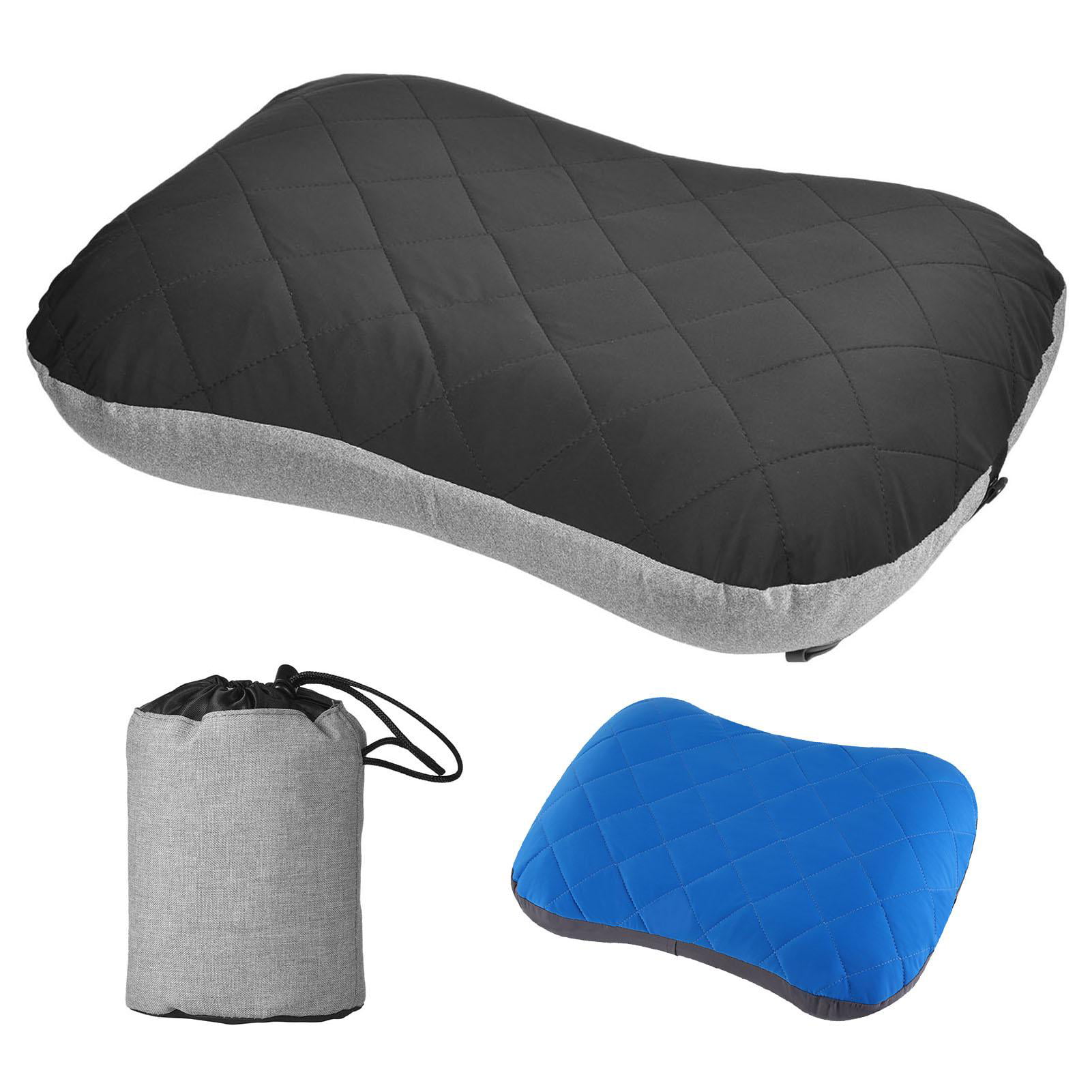 Air Inflatable Pillow Blow Up Neck Rest Soft Cushion Plane Camping Travel TPU