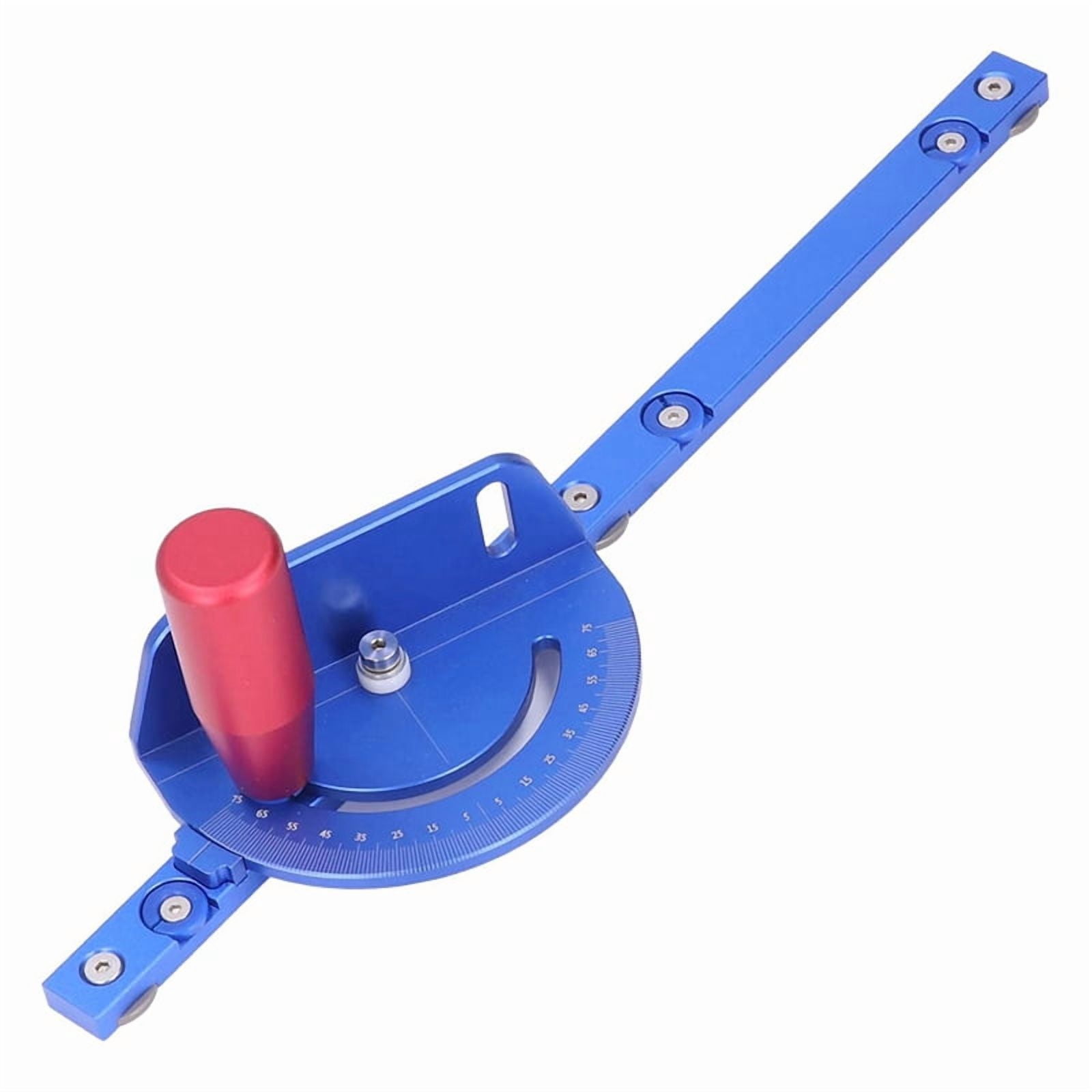 Miter Gauge for Table Saw, Table Saw Accessories Portable Aluminum Alloy with Removable Dial for Carpentry
