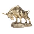 thumbnail image 5 of Fyearfly Estatuilla de Toro Dorado, Estatua de Buey Feng Shui Chino de Resina, Adornos de Escultura de Buena Suerte y Riqueza Auspiciosa para Decoración de Oficina en el Hogar, 5 of 5