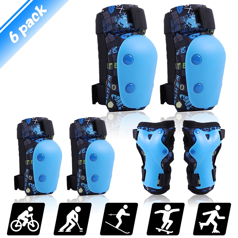 Details about   Kids Skateboard Bike Protective Gear Outfit Knee Elbow Wrist Pad Set 