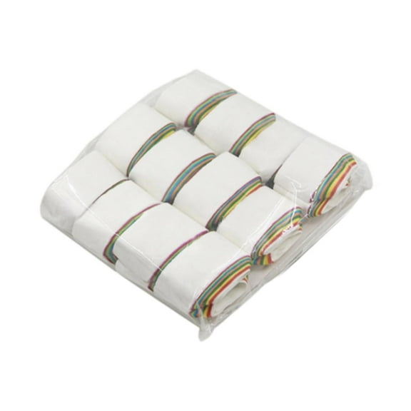 yotijay 12Pcs Mouth Coils Paper Funny Versatile Magician Tricks Accessory Party Toys Multicolor