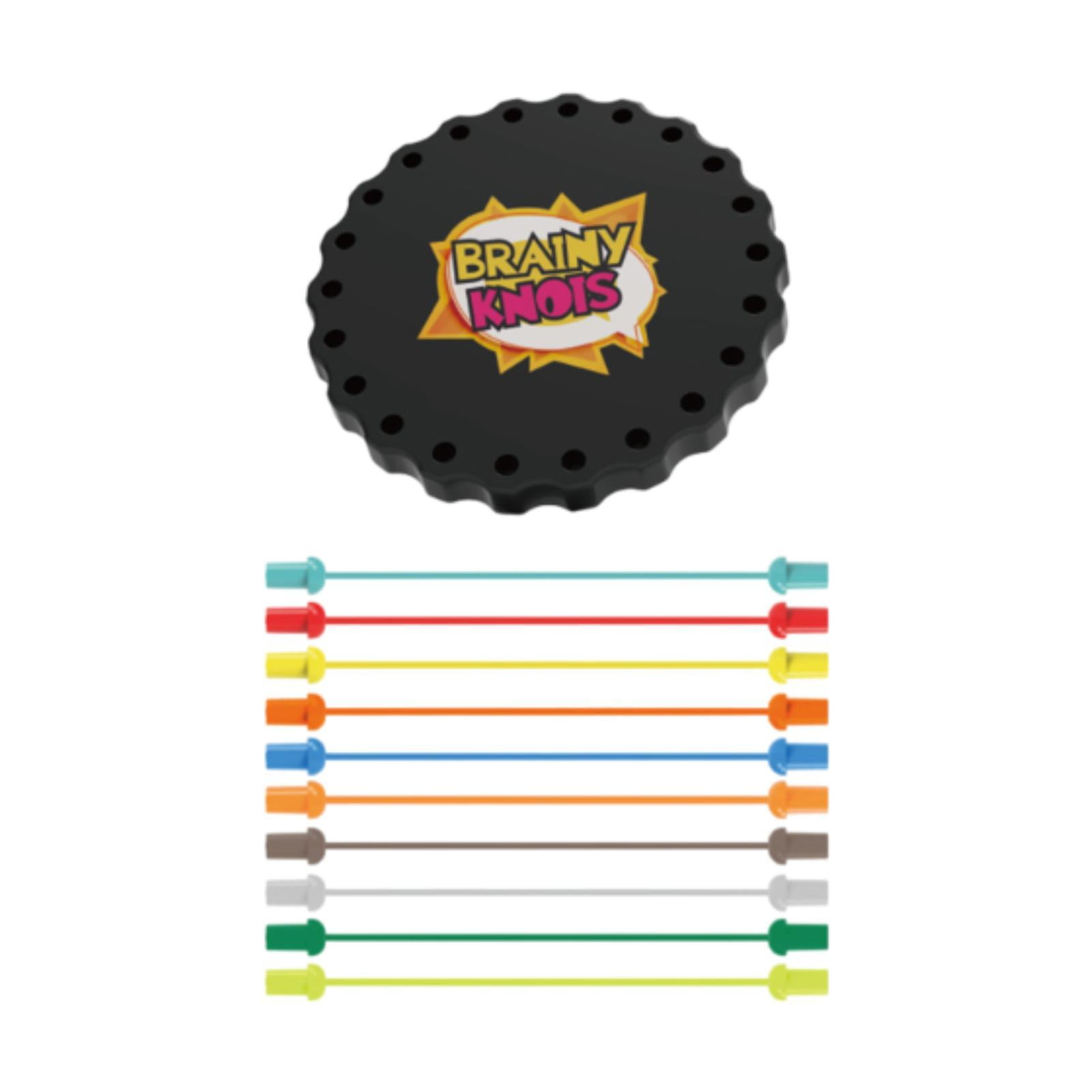 Juego Brainy Knots De Cuerdas Y Damas – Educativo Estratégico Para Niños Y Adultos, Portátil Y Versátil