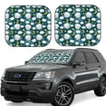 thumbnail image 6 of Kdxio Sweet Dream Lamb Print 2-Piece Sun Shade Front Windshield - Foldable Car Front Window Sunshades for Most Sedans SUV Truck, 6 of 6