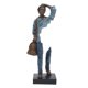 thumbnail image 3 of Figura creativa Estatua Resina Escultura Humana Colecciones Amigo Regalo Decorativo Azul, 3 of 9