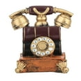 thumbnail image 1 of Teléfono decorativo retro de resina, modelo vintage para decoración de mesa de bar y rodaje de películas., 1 of 14