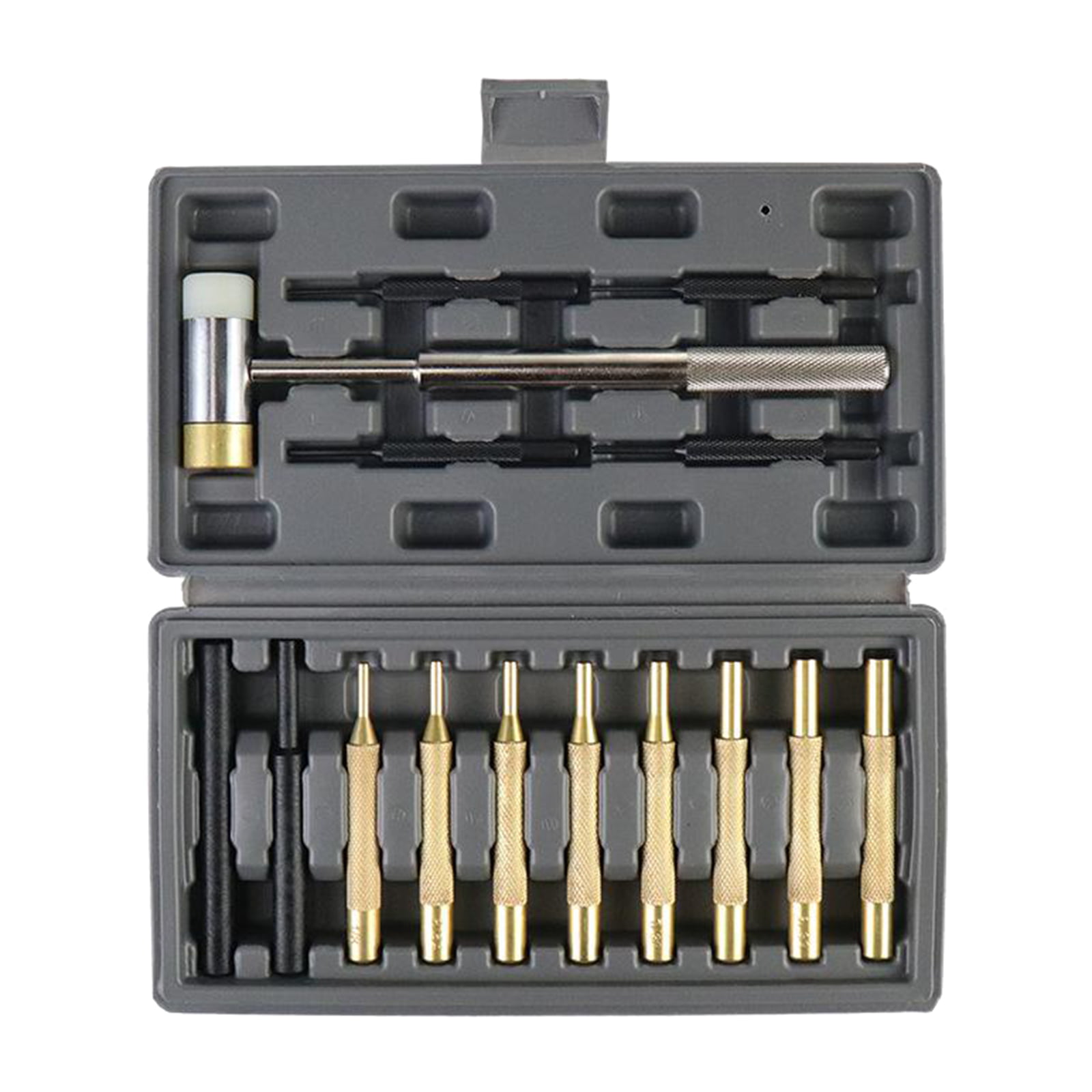 15Pcs/set Roll Pin Punch Set Tools Kits Great for Pistol Building  Removing Pin 
