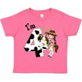 thumbnail image 3 of Inktastic I'm Four-cowgirl Riding Horse Birthday Girls Toddler T-Shirt, 3 of 5