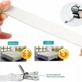 thumbnail image 4 of Set of 12 Elastic Sheet Tensioners - Adjustable Elastic Mattress Clips for Bed Sheets and Fitted Sheets with Fixing Straps (White), 4 of 5