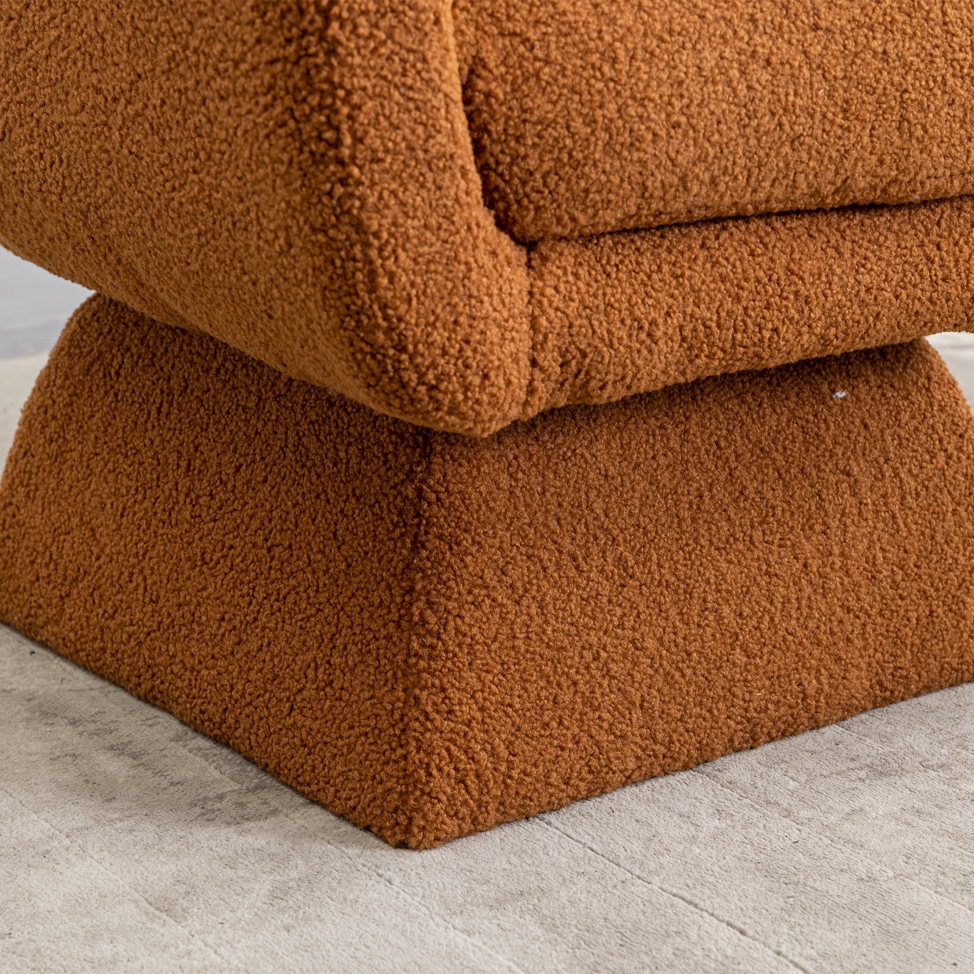 Kadyn 30.30"H Swivel Accent Chair, Single Sofa Chairs for Living Room, Caramel 360 Degree Armchair Kadyn 30.30"H Swivel Accent Chair, Single Sofa Chairs for Living Room, Caramel 360 Degree Armchair