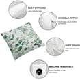 thumbnail image 4 of Nawypu Throw Pillow Covers Decorative Green Leaf Watercolor Eucalyptus Branches Floral with Plant Objects White Natural Greenery Twig Cushion Pillowcase Sofa Square Print,2 Pcs, 4 of 6