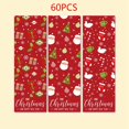 thumbnail image 1 of Pegatinas de Feliz Navidad, 6 estilos, animales, muñeco de nieve, árboles, pegatinas decorativas, etiqueta de caja de regalo, etiquetas de Navidad, 30-60 piezas, 1 of 4