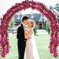 thumbnail image 7 of Valentine's Day Heart Garland Red Pink Metallic Tinsel Garland Hanging Decorations for Valentines Birthday Weeding Galentine's Day Party Indoor Outdoor Home Supplies 1Pcs 13.12 FT(Pink, 20 lights), 7 of 7