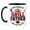 Black, variant on The Grill Father Mug Funny Happy Fathers Day BBQ Coffee Mug Gift for Dad
