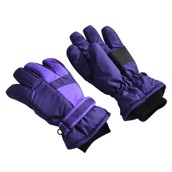 Ski Gloves Waterproof Gloves Winter Cycling Gloves Adjustable Cuff Gloves Snowboard Snow Gloves Anti-Slip