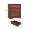 thumbnail image 3 of Cómoda de Madera de 3 Cajones – Alta y Moderna – Almacenamiento Profundo – Superficie Ancha – Dormitorio, Sala, Pasillo y Habitación Infantil, 3 of 8