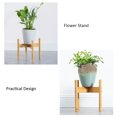 thumbnail image 4 of Soporte de plantas Jardín de flores Planta en maceta Estante de madera de bambú Irfora Grande, 4 of 7