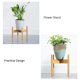 thumbnail image 4 of Irfora Soporte de plantas Jardín de flores Planta en maceta Estante de madera de bambú Estante de siembra de interior al aire libre Oficina en casa Deco Soporte de flores simple Grande Irfora Estante, 4 of 7