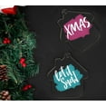 thumbnail image 6 of Inkdotpot Laser Cut Acrylic Ornament Blank with Holes Predrilled DIY Christmas Tree Decoration, Stocking Name Tag- Holiday Tags- 3mm Thick- 25 Pack, 6 of 8