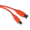 thumbnail image 1 of 2m USB 2.0 A-B CABLE ORANGE, 1 of 1