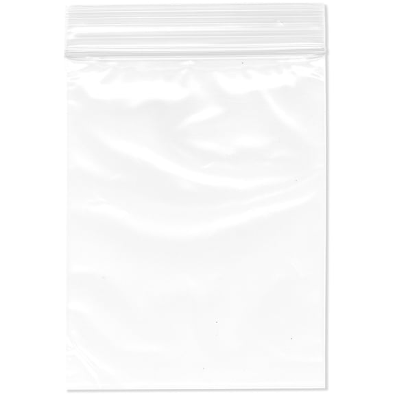 Plymor 3.5" x 4.5" (Pack of 200), 2 Mil Zipper Reclosable Plastic Bags