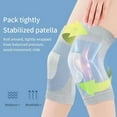 thumbnail image 3 of Summer Thin Knee Pads Anti Slip Silk Knee Wrap Breathable Warm, 3 of 8