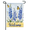 Garden Flag-4, variant on Welcome Hippo Floral Garden Flag 12×18in Double Sided Cute Wildlife Spring Summer Botanical UV Protected Fade Resistant Weatherproof Decor For Porch Lawn Patio Yard Home