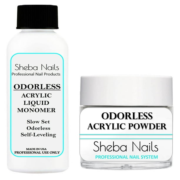 Kit básico de uñas acrílicas Sheba Nails sellado por la junta estatal, sin olor