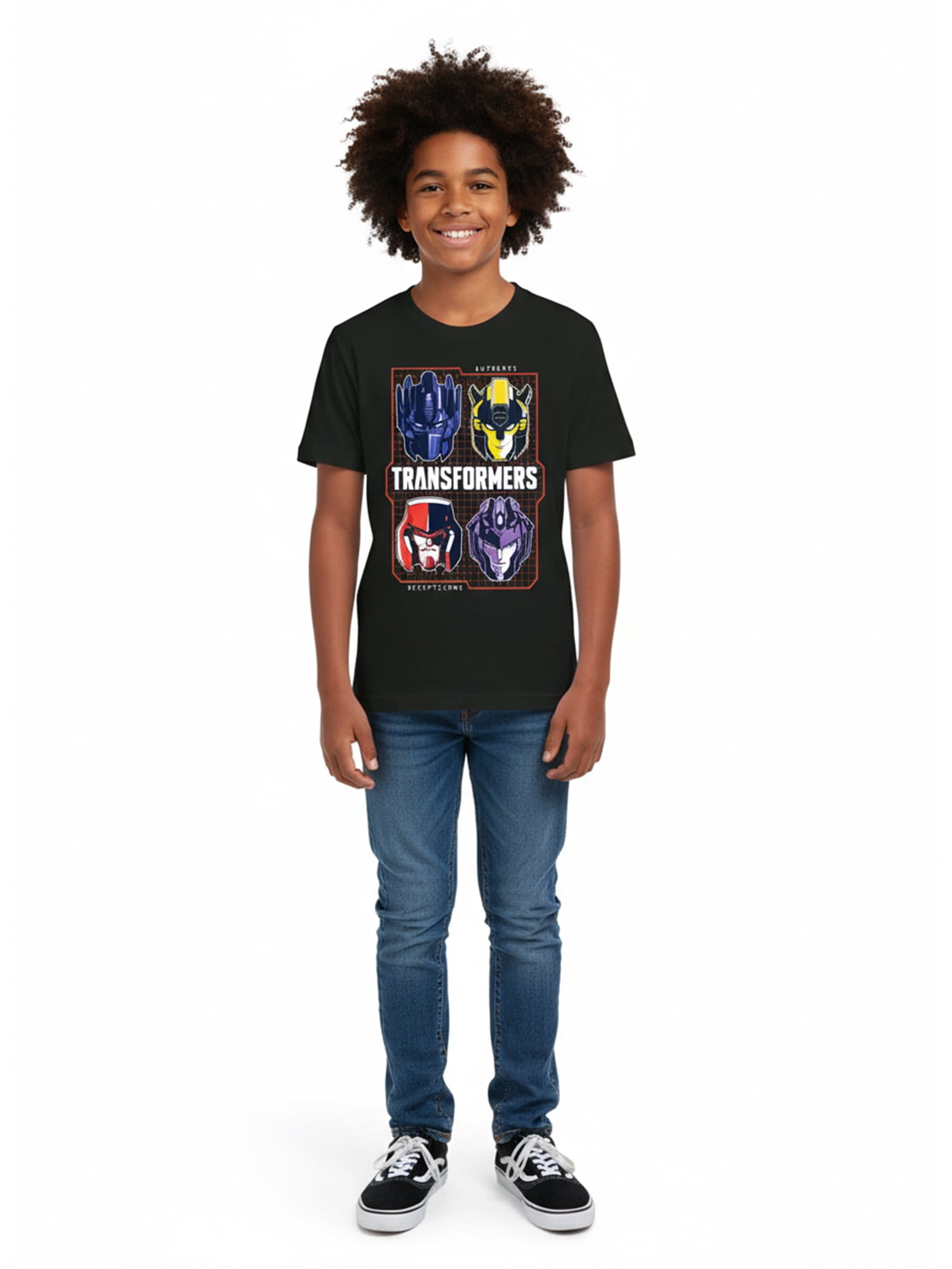 Transformers, Boys' & Big Boys' Short Sleeve Graphic T-Shirt, Sizes 4-18