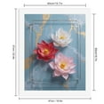 thumbnail image 2 of Paint by Numbers Kit for Adults, Colorful Lotus Floral Art Display Paint by Numbers, Easy Paint by Numbers Kit for Adults Beginner, DIY Adult Paint by Number Kits on Canvas, Home Decor, 2 of 7