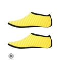 thumbnail image 6 of Luxtrada Womens and Mens Water Shoes Quick-Dry Aqua Strip Socks Barefoot Beach Socks for Outdoor Beach Swim Surf Yoga Exercise "Yellow, 2XL", 6 of 8