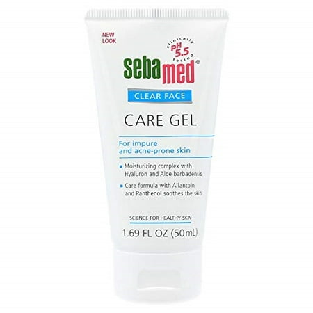 Sebamed Clear Face Care Gel with Hyaluronic Acid Aloe Vera and Provitamin B5 for Acne Pimple and Blackhead Prone Skin 1.69 Fluid Ounces (50