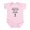 Petal Pink, variant on CafePress - Hike Like My Grandpa Body Suit - Baby Light Bodysuit, Size Newborn - 24 Months
