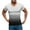 White, variant on Odeerbi Men's Graphic T-Shirts 2025 Casual Fitness Sports Gradient Printing Shirt V-neck Short Sleeve Blouse White