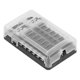 thumbnail image 4 of 12-Way Fuse Box Block with Negative Bus LED Light Indication Protection Cover for Car Marine Boat, 4 of 5