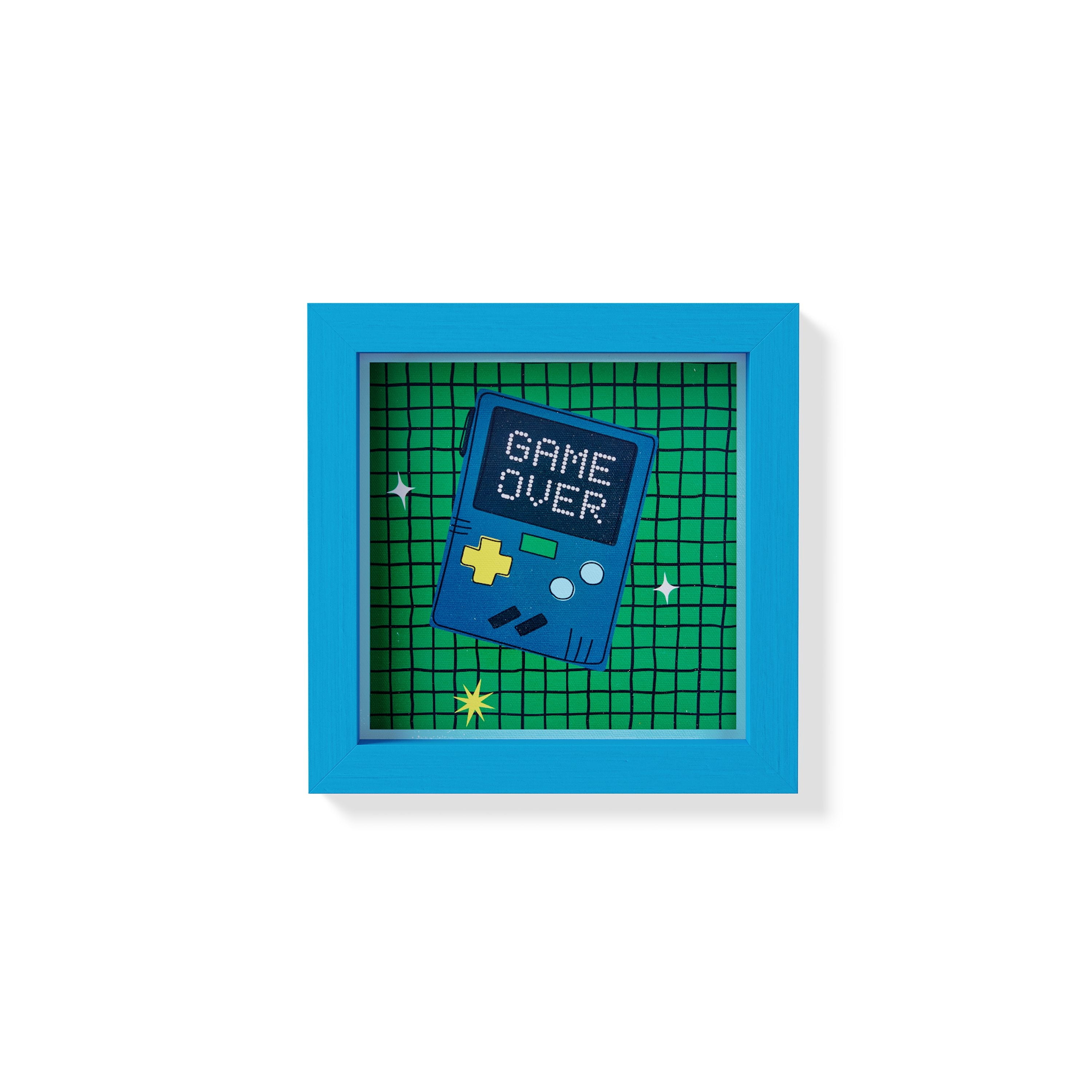 Mainstays Kids Gamer 3-Piece Framed Wall Art Set