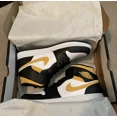 thumbnail image 3 of Size 9.5 - Jo r-dan 1 Mid Black 2021 - 554725177, 3 of 3